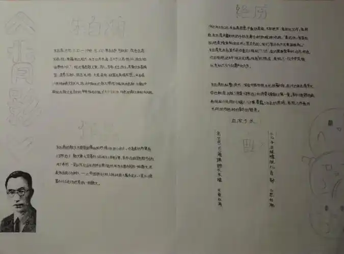 透过背影看朱自清手抄报手抄报简单又好看