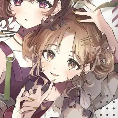 闺蜜头像一甜一冷动漫图片