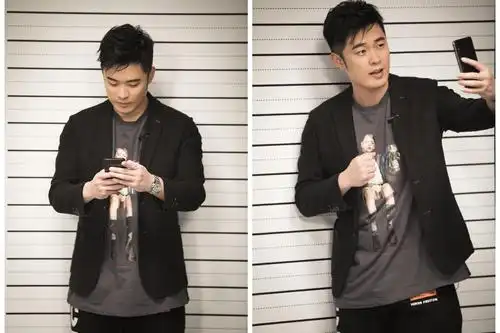 陈赫近照变瘦又变帅?红配黑男神范十足!网友:一摘口罩立马破功