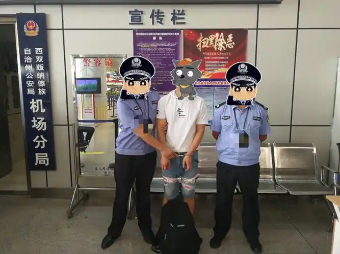 西双版纳机场分局与安检站联合查获3名违法犯罪嫌疑人员 - 美篇