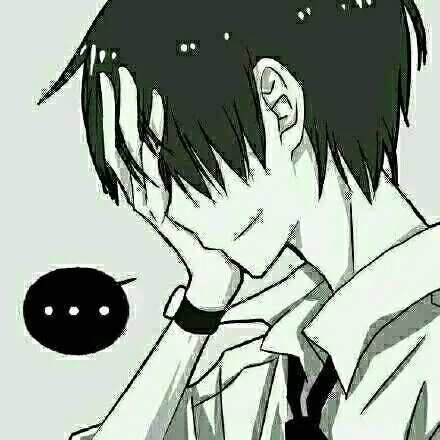 二次元……动漫 男生 表情 无语 帅气.