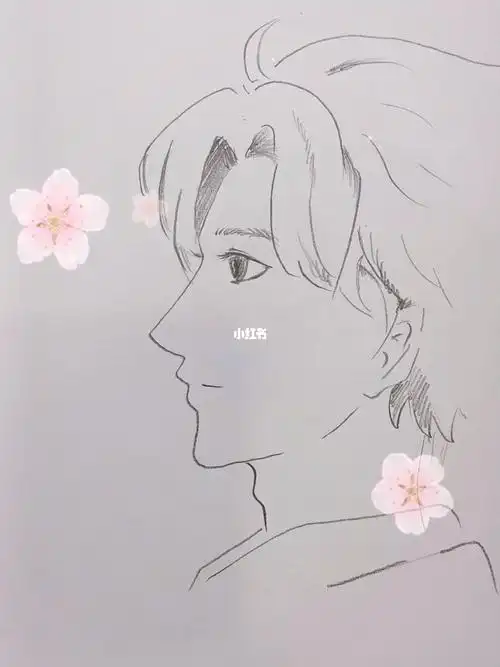 画画的日常  #男生侧脸  #男生动漫头像侧脸头像  #男生侧脸简笔画