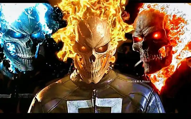 【恶灵骑士】三代恶灵骑士混剪,五颜六色的火焰你最喜欢哪个?