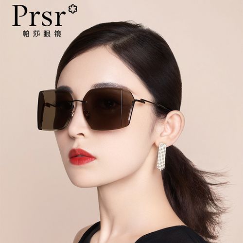 帕莎2021年新款女士太阳镜时尚潮个性多边形眼镜明星同款大框墨镜