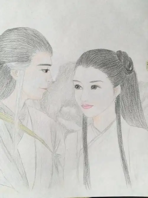 【彩铅】神雕侠侣