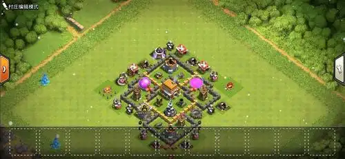 5本5本神阵,对称,防御高,部落冲突阵型分享,5本5本神阵,对称,防御高