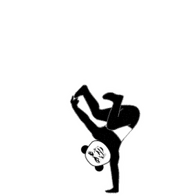 熊猫头街舞尬舞gifgif街舞熊猫表情