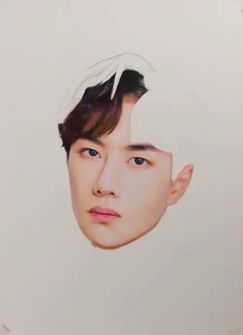 彩铅手绘王一博肖像|纯艺术|绘画|康sir彩铅_原创作品-站酷zcool