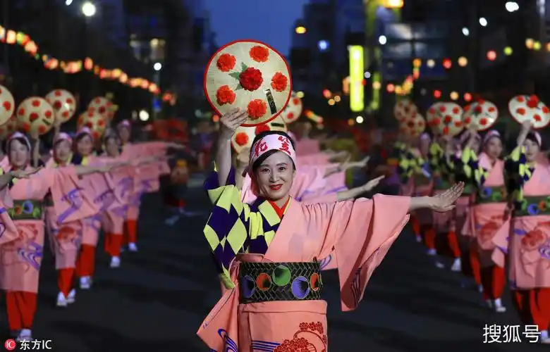 12 当地时间2018年8月5日,日本山形县,日本东北地区代表性的夏日祭祀