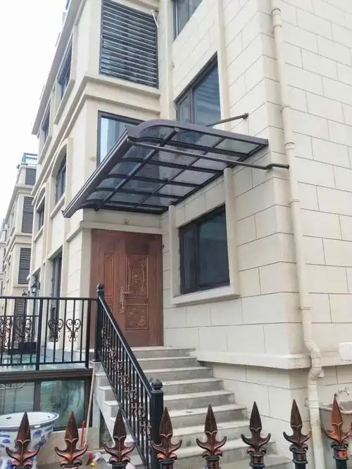 赛云 入户门雨棚 门口雨棚 雨棚安装 铝合金雨棚 大门雨棚