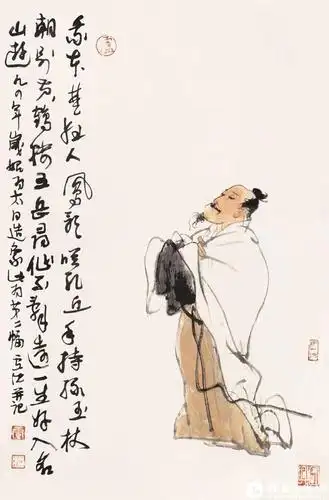 太白行吟_水墨文人画_卢沉作品展_卢沉在线作品_卢沉纪念网站-雅昌