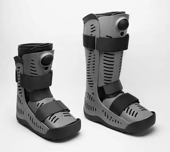 冰岛进口ossur rebound越伴达易脱稳定骨折护靴跟腱靴充气步行器 低帮