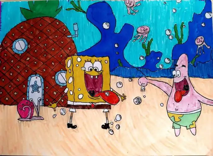 四年级50班 我画的动漫形象