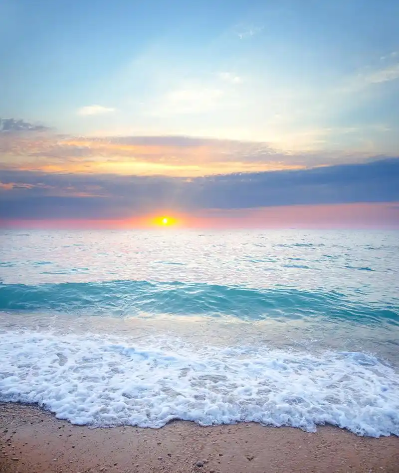 美丽的大海沙滩,美丽的大海沙滩