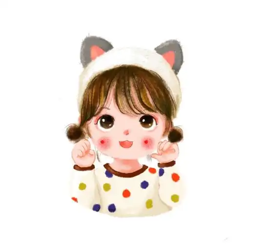 超级可爱的萌娃头像|卡通,手绘超级可爱头像嘟嘴女孩可爱唯美小孩头像