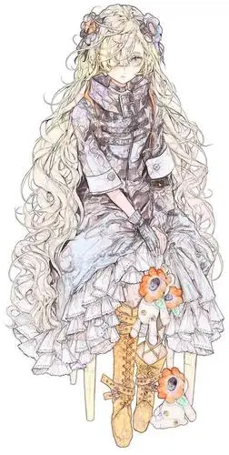 华丽风格的动漫同人萝莉画风