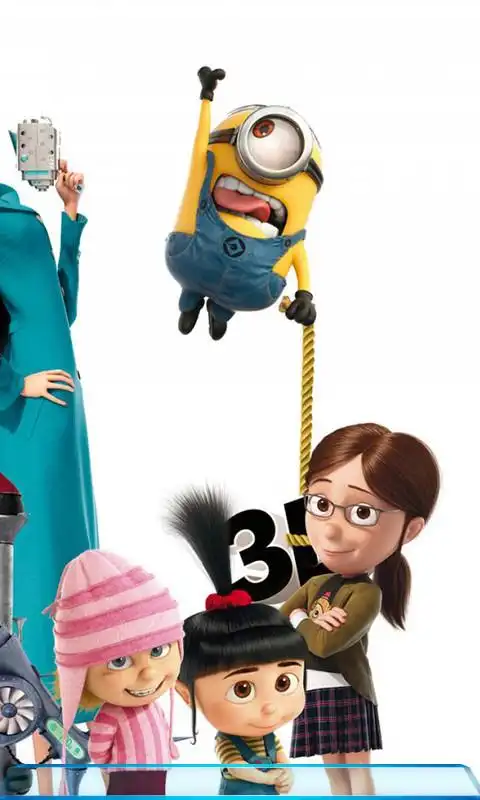 神偷奶爸全家福简笔画