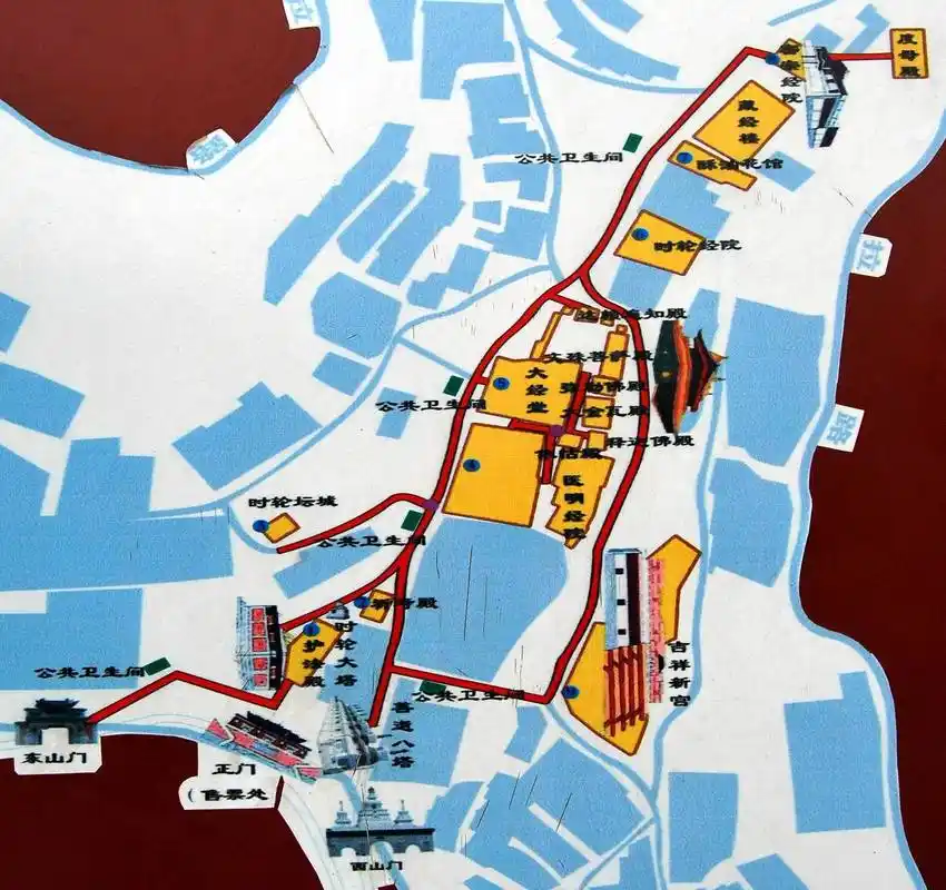 盘点气势壮观的旅游休闲场所,你去过西宁塔尔寺,巴厘岛海神庙吗