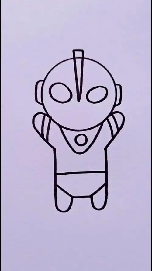 奥特曼#这样画奥特曼秒会!