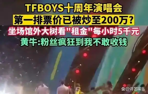 tfboys十年之约演唱会:天价门票引热议