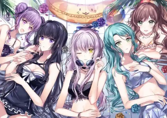 roselia,凑友希那☆冰川纱夜☆今井莉莎☆白金燐子☆宇田川亚子