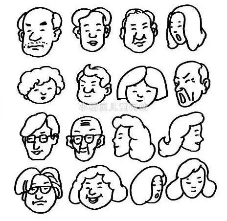 年龄阶段画画一幅家庭成员的简笔画不同年龄人物简笔画简笔画人物入门