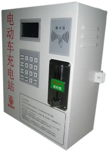 新款10路刷卡投币2用充电站充电桩 电动车慢充站集中管理.