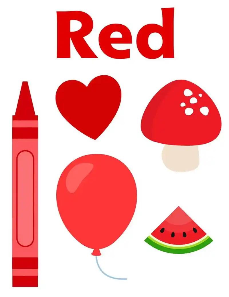 早教素材英语启蒙分类单词颜色