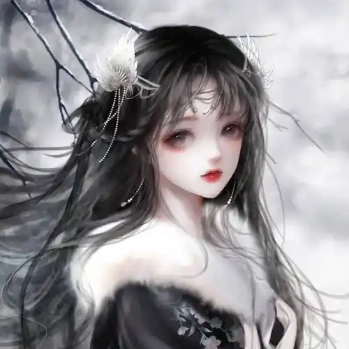 古风头像仙气古风动漫女生头像_小孩_心脏_正中间