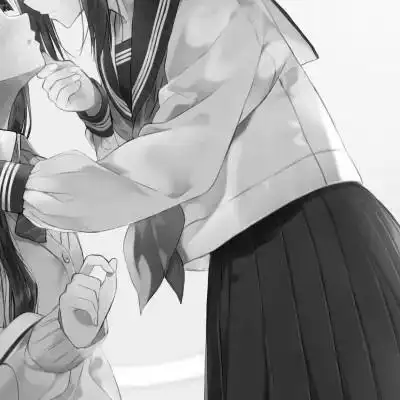 黑白动漫闺蜜头像二人