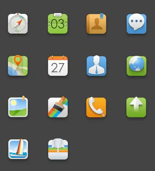 桌面icon图标设计ui一套