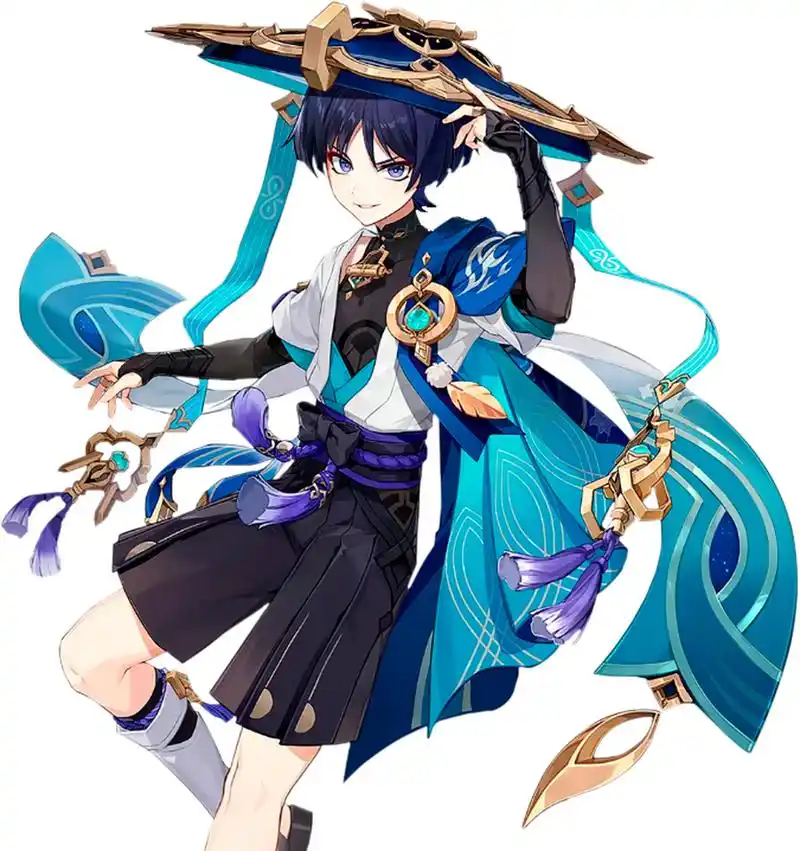 摸鱼,摸鱼,散兵拿走,不用谢!#游戏# #原神# #二次元