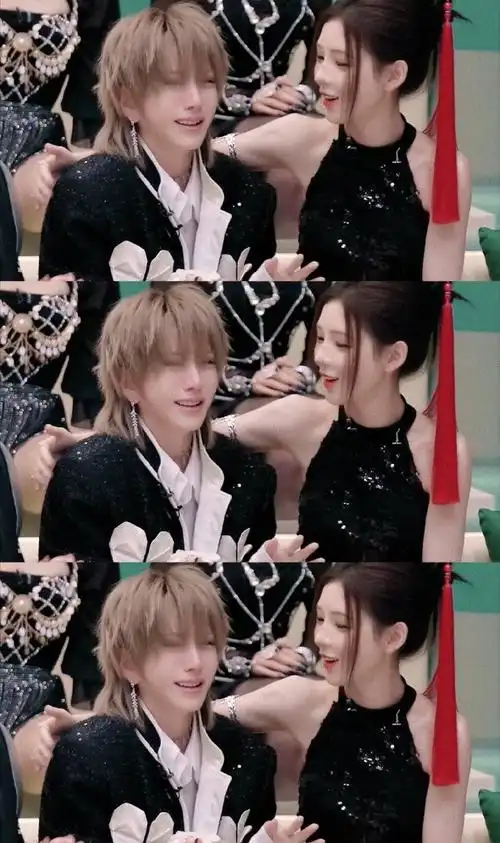 内娱眼泪女王#·#刘忻 小哭包#一句多年前的鼓励,一声多年后的"小鬼"