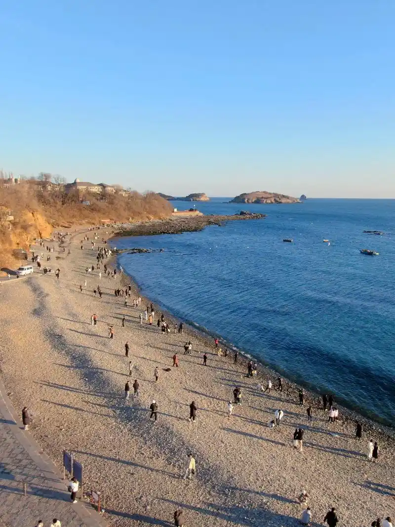 火的不能再火的银沙滩97|大连打卡地 定位99直接导航银沙滩就好了