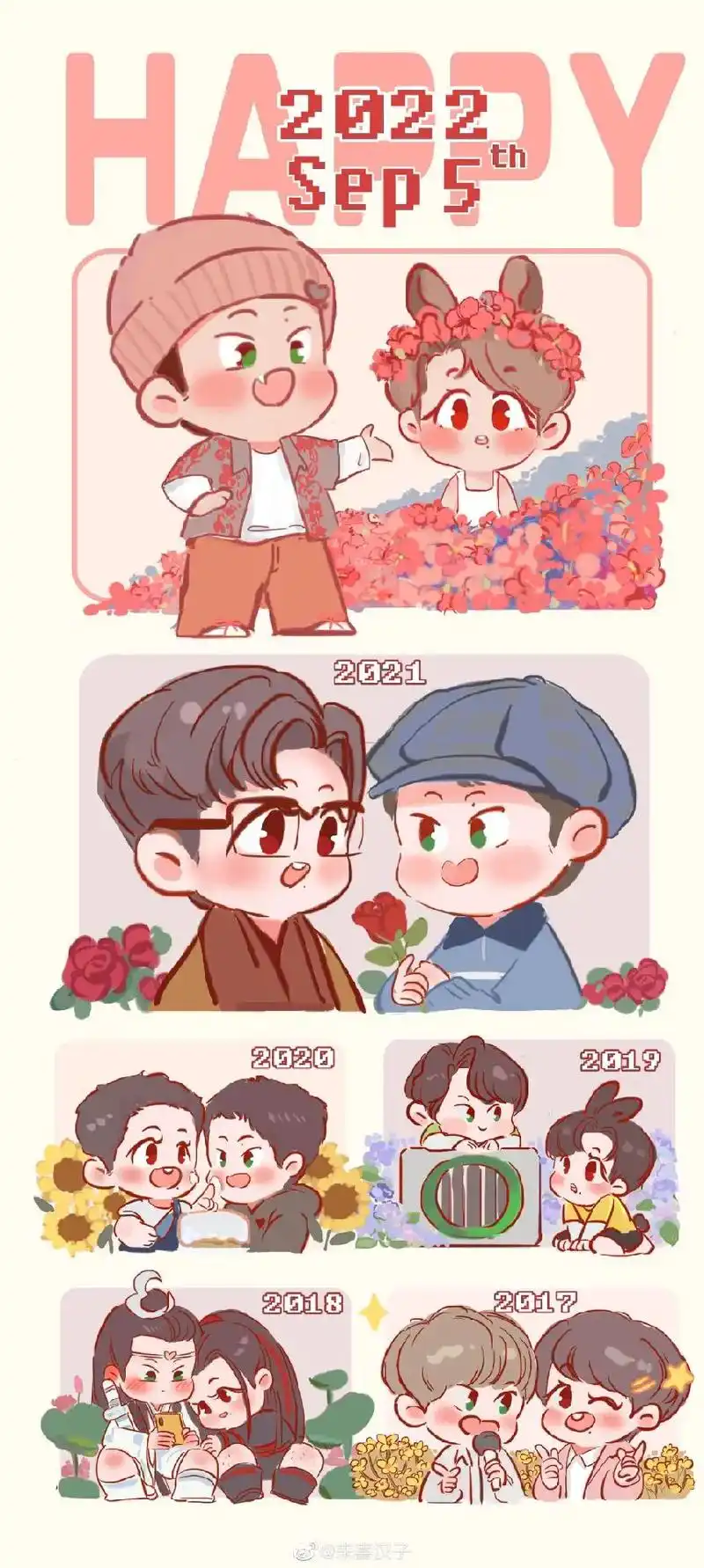 #肖战1005生日快乐.#博君一肖 #肖战 #王一博 "阿博 - 抖音