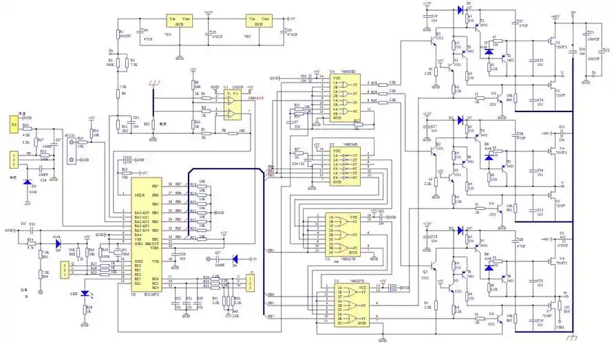 电动车控制器电路图(64张图)——电动车系列之三