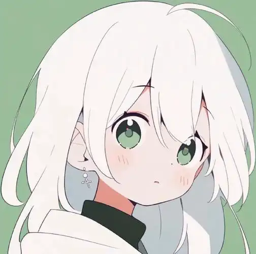 *    动漫头像·白发可爱卡通动漫头像    0815031594#白色