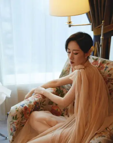 刘敏涛裸色薄纱裙性感写真图片88