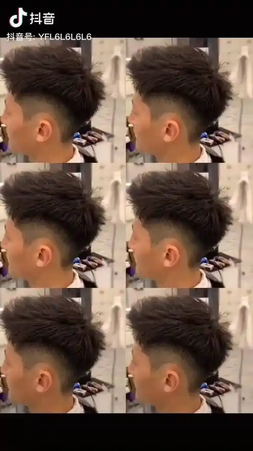 短碎立体飞机头适合年龄1838适合圆脸国字脸发型优点被夸不完的帅气