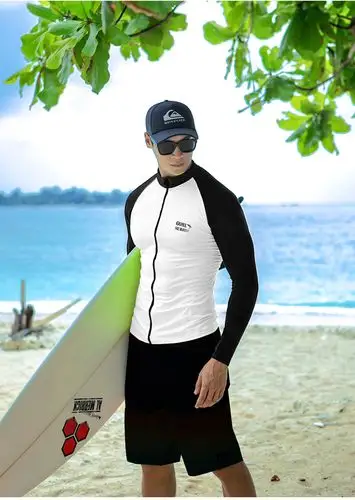 【高端泳衣】法国kj旗舰官方品牌泳衣男上衣长袖长裤泳裤泳衣泡温泉