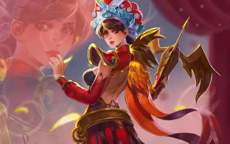 【板绘】王者荣耀虞姬.临摹 来呀,打王者啊