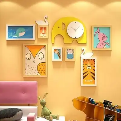 卧室照片墙装饰儿童房相片墙客厅宝宝相框挂墙创意组合墙上相册墙