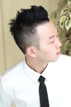 男生无刘海发型