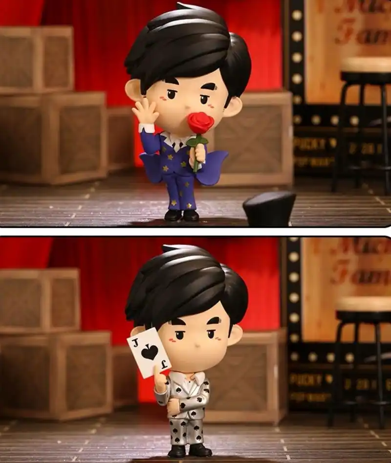 周同学周游记系列盲盒整套周杰伦周边!手办盲盒潮玩摆件!