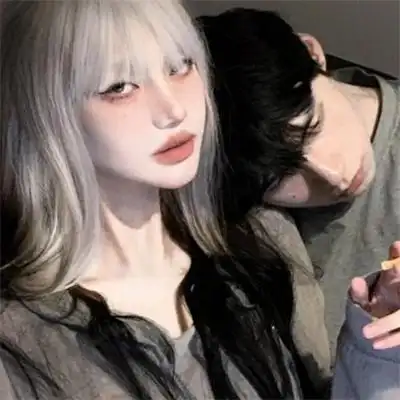 暗色系情侣头像双人两张图片 高冷冷酷的暗黑系双人情头合集_情侣头像