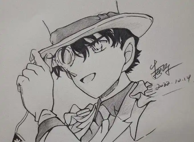 今日更新  怪盗基德#黑羽快斗  #怪盗基德