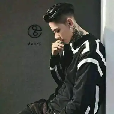 qq头像男生帅气冷酷黑白图片