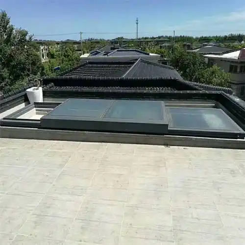 阳光房平移天窗通风采光窗通用采光窗阳光房电动窗铝合金电动窗下悬