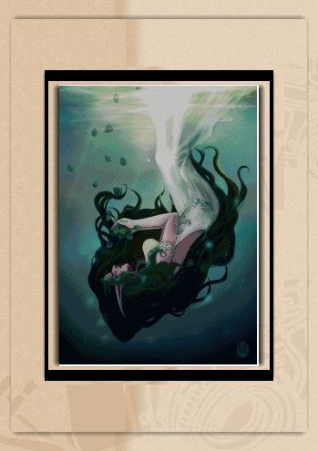 [印花]漫游绣*魔兽世界十字绣*暗夜精灵泰兰德十字绣*