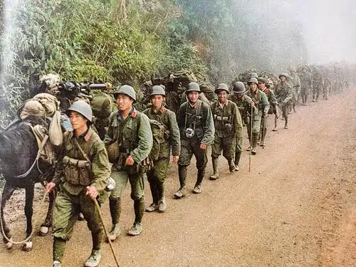 以图片诉说战斗一一来自对越自卫反击战现场图片